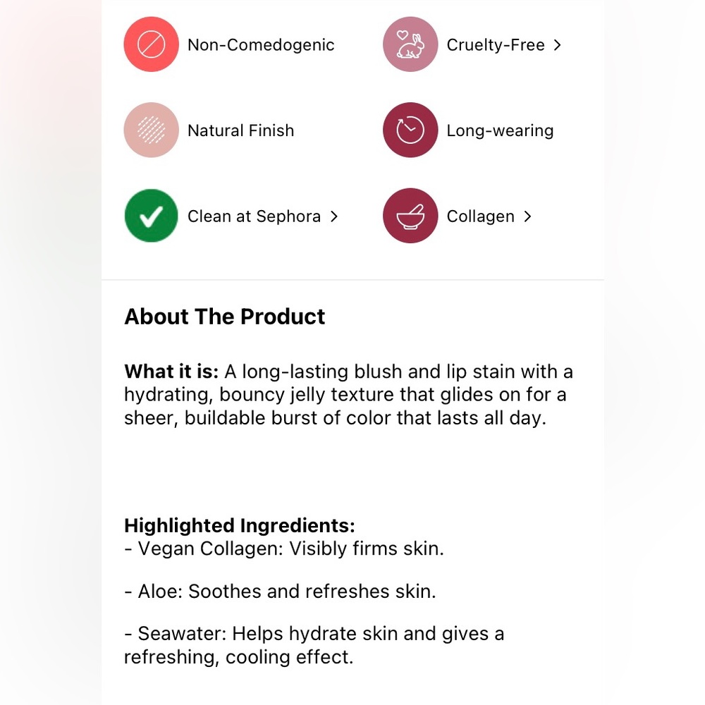 Milk Makeup Cooling Water Jelly Lip Tint and Cheek Blush Stain Chill - Picture 16 of 16